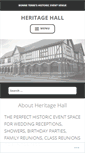 Mobile Screenshot of bonneterreheritagehall.com